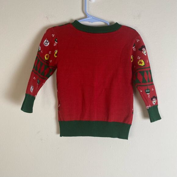 Disney Pixar Baby Sz 12M Toy Story Merry Rex-Mas Christmas Holiday Knit Sweater - Picture 7 of 7